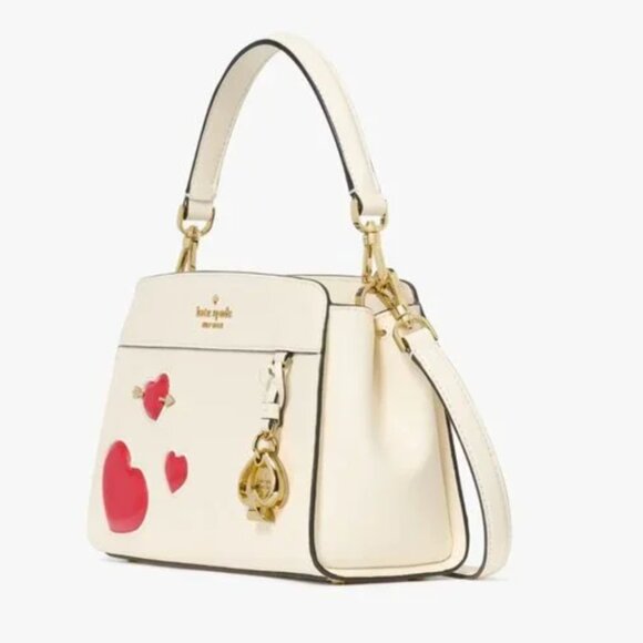 Kate Spade Madison Puffy Heart Small Satchel MSRP $409 NWT - Picture 2 of 8
